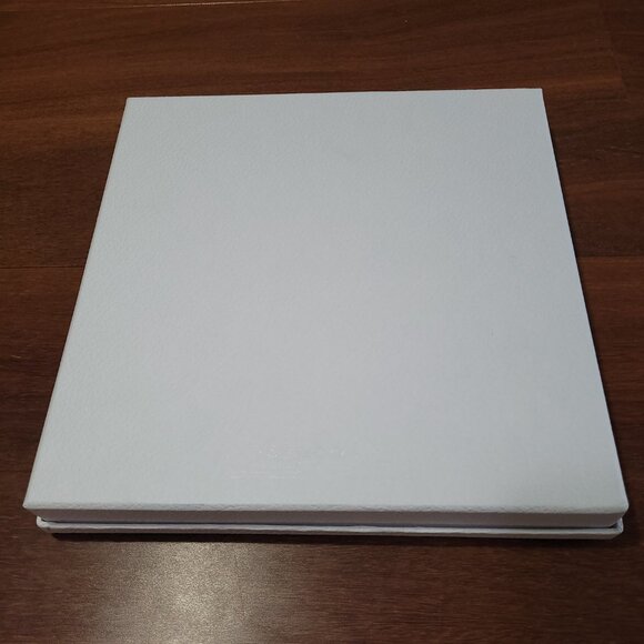 Dior Gift Box Empty White Gold Decorative Storage Organizer Logo 10.5 x 10.5 in - Picture 6 of 12